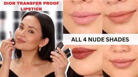 dior rouge 100 nude look|Dior transfer proof lipstick.